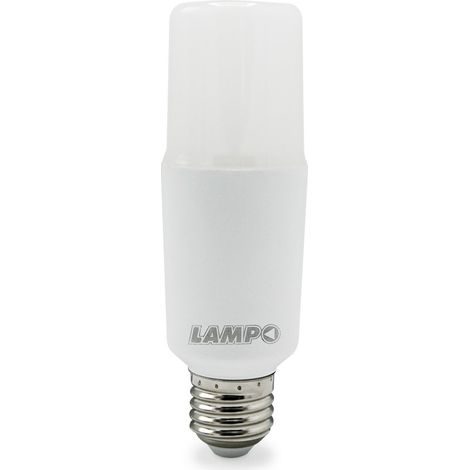 Lampada LED E27 15W Luce fredda, 6500K, 1400 Lumen, Tubolare allungata, Apertura luce 220°, A+