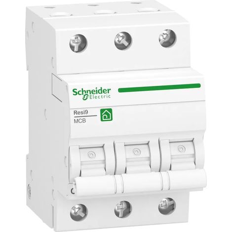 Schneider Electric Leitungsschutzschalter Resi9 3P, 16A, C Charakteristik, 10kA R9F28316 (1/2)
