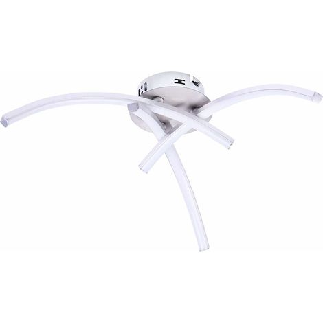 Ceiling Light, 18W Arc Modern LED Ceiling Lights for Living Room Bedroom 1440LM Warm White [Energy Class A +] (18W arc Warm) (1/5)