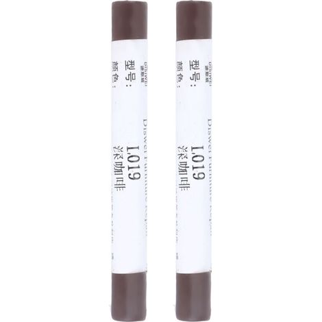 2-teiliger Reparaturstift für Parkett und Möbel, zur Ausbesserung von Kratzern auf Verbundholz, Kaffeefarbe (1/5)
