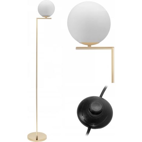 Floor Lamp Living Room Toolight APP921-1F Gold Balls 1-light point E27 22x22x150cm (1/5)
