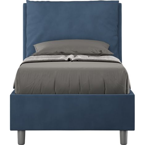 Letto Singolo 80x200 cm Senza Rete Antea Blu (1/5)