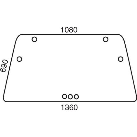 Cristal frontal UNIVERSAL D7710 (1/2)