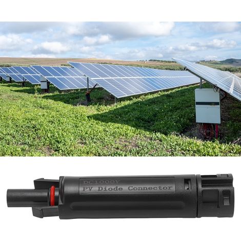 Valve unidirectionnelle MC4 pour diode photovoltaïque, protection contre le courant inverse, 15 A (1/5)