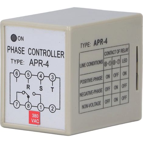 Relais de protection de phase CKCTELAY, dispositif de protection moteur étanche APR-4 pour pompe/ventilateur 380 V (1/5)