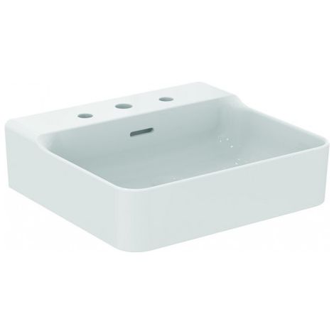 IDEAL STANDARD T3813MA Lavabo Conca, 3 trous, avec trop-plein,