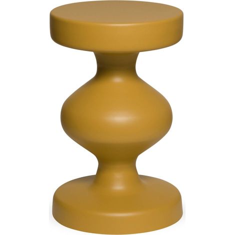 sweeek - Beistelltisch, Sofaende, Nachttisch aus Metall, Ø 29,5 x H 48,5 cm