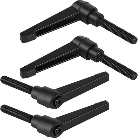 4PCS Poignées de Serrage Réglables M8-40mm, Poignée de Levier de Serrage Rapide en Acier avec 40mm Goujon (1/5)