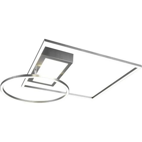 [GEBRAUCHT] B-Ware Lindby Deckenleuchte Lampe LED Fernbedienung dimmbar Aluminium nickel warmweiß (1/2)