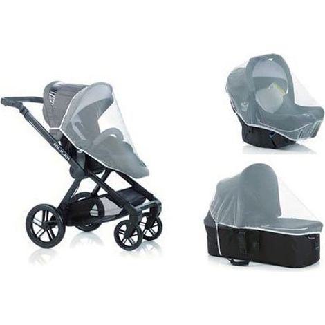 Zanzariera per carrozzina modello ovetto compatibile con qualsiasi carrozzina repellente zanzara (1/2)