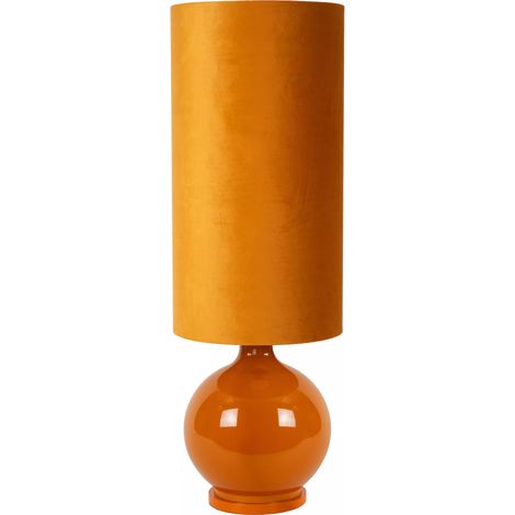 Lampada da tavolo Esterad vetro gialla 100cm E27 Lucide (1/5)
