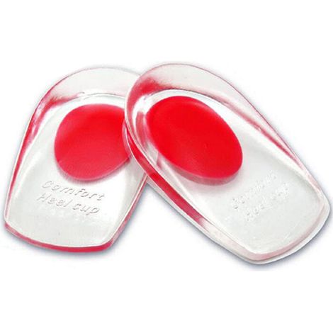 Talonnettes en gel de silicone - Semelles de chaussures pour la fasciite plantaire, protection contre les douleurs du tendon d'Achille (1/5)