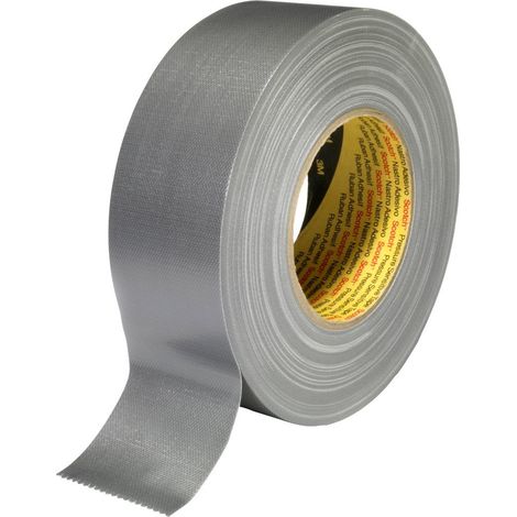 3M Nastro in Gomma Resina Reticolata 389, 38 mm X 50 m, 24 Pezzi, Argento
