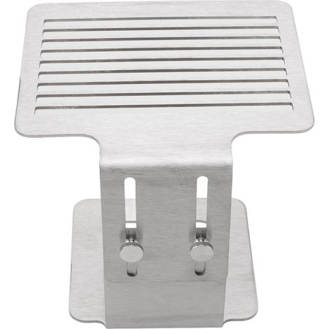 Support pour balance de machine à café, en acier inoxydable, hauteur réglable, durable, argenté (1/5)