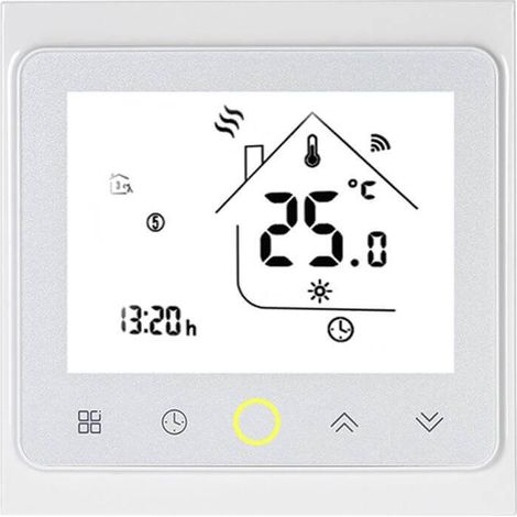 Termostato WiFi Beca BHT-002GCLW  Bianco (1/2)