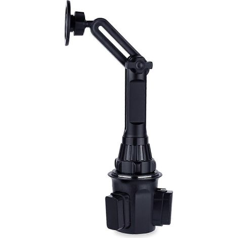Porte-gobelet magnétique pour voiture et support de téléphone avec bras télescopique réglable pour une utilisation pratique dans tout véhicule. (1/5)
