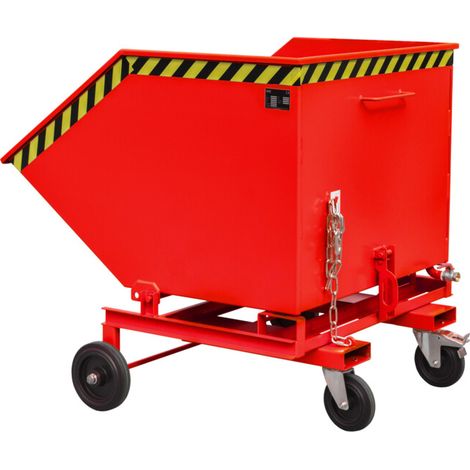 Bauer Südlohn Chariot à copeaux SKW-ET 1000, peint, rouge feu (1/4)