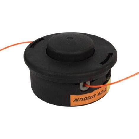 Tête de débroussailleuse,Tête de coupe externe pour Stihl Autocut 40-2 FS160 FS220 FS280 FS350 FS400 FS460 FS480 Débroussailleuse de rechange M12 x 1,5 mm Ciseau fileté à gauche (1/4)