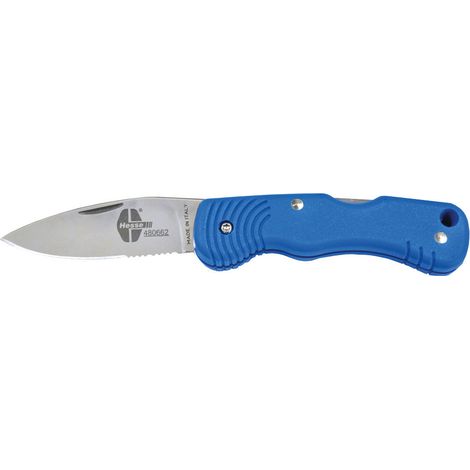 Hesse Arbeitsmesser INOX Schneide 78 mm, mit Klingenarretierung per Knopfdruck (1/3)