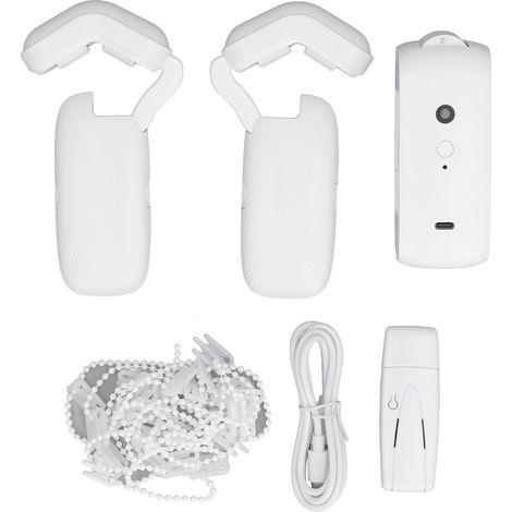 Moteur de rideau intelligent, ouvre-fenêtre automatique, télécommande vocale WiFi, pour rails à tiges romaines