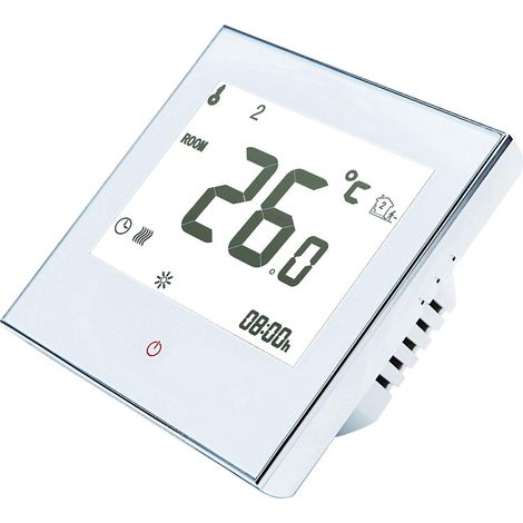Programmierbarer Thermostat für Wasser-/Gasheizkessel, intelligentes Touchscreen-Display (nur Heizung), mit App- und Sprachsteuerung