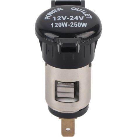 GARRYFIZH Zigarettenanzünderstecker, 12-24V Zigarettenanzünderadapter, weiblicher Zigarettenanzünderstecker, staubdichter Stecker für Auto/Motorrad (1/5)