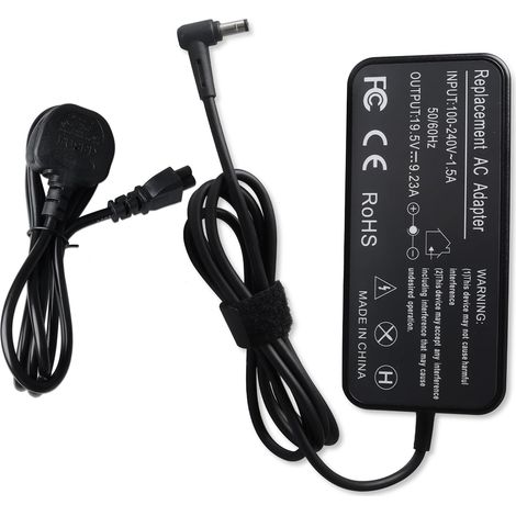 Chargeur pour Ordinateur Portable 180 W pour ASUS ROG G750VW G750VX G750JW G750JX G750JM G750JS G752VL G751JL G751JM G75VW G75VX GL502 GL502VT GL502VS GL502VM GL702VM GL702VT 【5,5 x 2,5 mm】 (1/5)