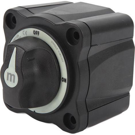 Interrupteur de batterie marine 300A, coupure simple circuit ON/OFF avec bouton rotatif, pour bateau, camping-car, yacht, 12V-48V (1/5)