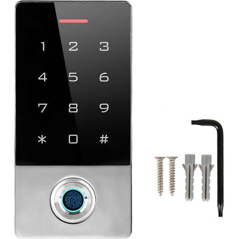 Machine de contrôle d'accès par empreinte digitale en métal, carte d'identification, mot de passe, Wi-Fi (1/4)
