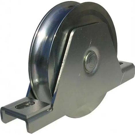ROUE ENCASTRER G.RDE Ø100MM A18100 1 RLT P/ROND Ø16 CHARGE 300KG/GALET