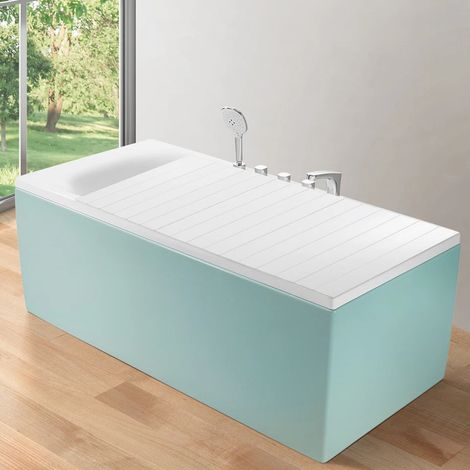 170cm70cm Housse de baignoire Housse de baignoire pliable Plaque de baignoire Tablette de bain Imperméable à la poussière Housse imperméable à la poussière Rectangle (1/5)