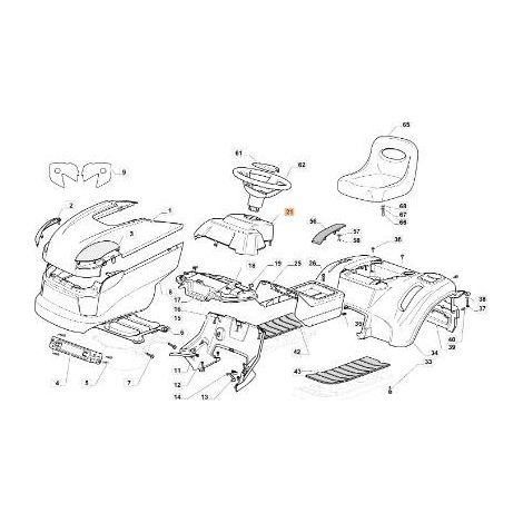 COUVERCLE EMAK ORIGINAL G325120203E0
