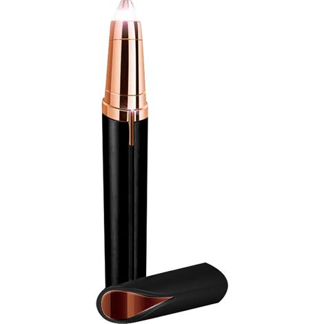 Trimmeuse Sourcils - Rechargeable - Tête Arcuée Précise - Batterie Lithium Intégrée - USB - Pour Femme - 1 Pièce (1/5)