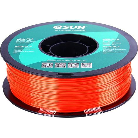eSUN PLA-Silk Filament, 1.75mm, 1000g eSUN PLA-Silk Filament 1.75mm 1000g Jacinth