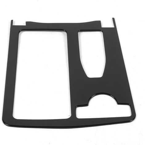 Baguette de finition du cadre du porte-gobelet d'accoudoir central pour Mercedes-Benz Classe C W204 (modèles 2007-2014) - Pièce de rechange résistante aux rayures, noir brillant (réf. 2046800307) (1/5)