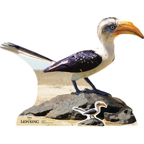 Figurine en carton Zazu Le Roi Lion Hauteur 70 cm (1/5)