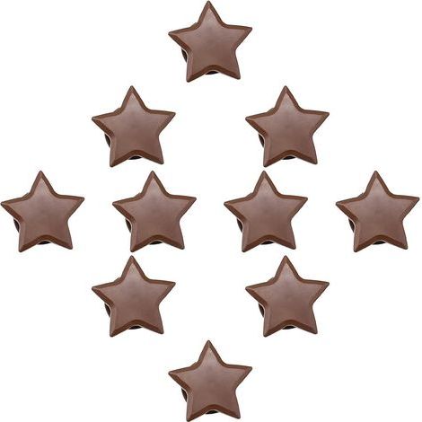 10 Pieces Self-Adhesive Canvas Security Handles - Brown - ABS Plastic - For Windows, Cupboards and Drawers (1/5)