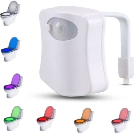 Luminaire LED - Non spécifié - Eclairage WC - Capteur de mouvement - 8 coloris - Intérieur