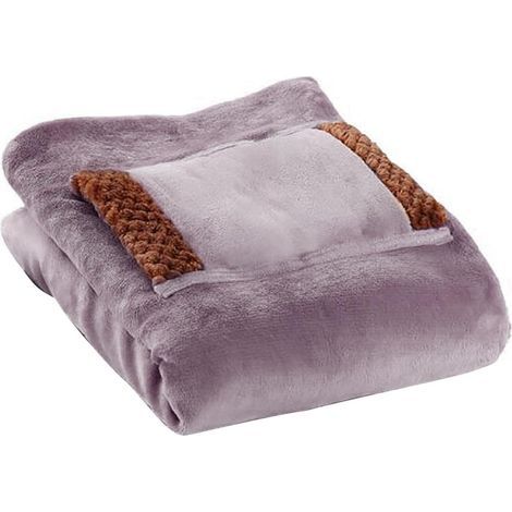 Multifunctional USB 5V Flannel Heating Blanket - 60x80cm, Pink (1/5)