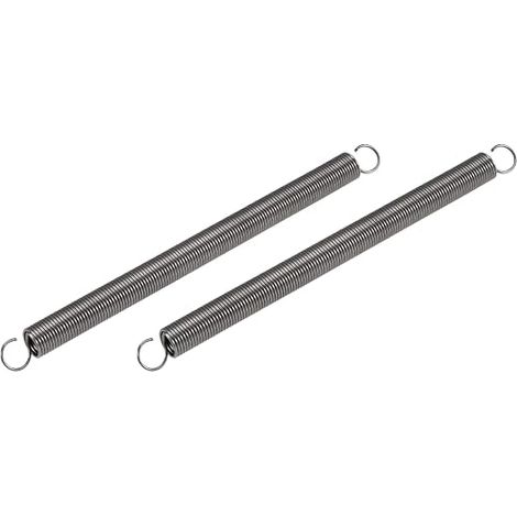 150mm Double Hook Spring Pull Tension Black (1/5)