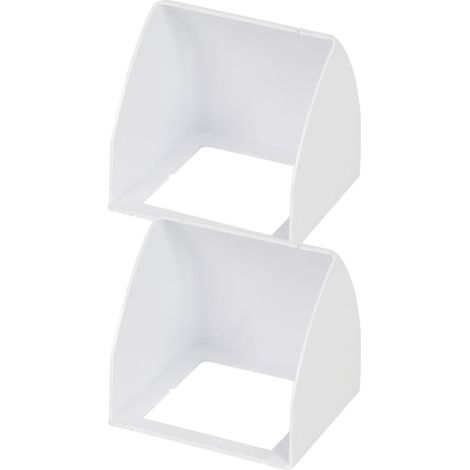 Protection anti-pluie pour sonnette en plastique ABS Lot de 2 pièces 3.78x3.78x3.54in compatible avec bornes de recharge et machines de contrôle d'accès (1/5)