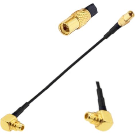 Pigtail mmcx-Stecker RA / mmcx-Buchse RF1.37 30cm