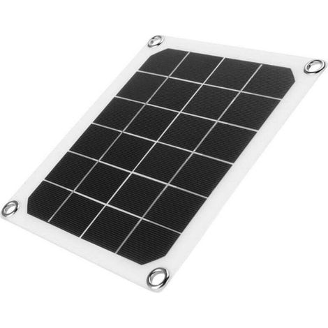 Ventilateur D'échappement Solaire - 6 V 10 W - Pour Serre Poulailler Cabane Arbre Camping-car - IP65 - Avec Sortie USB 5 V - 1 Pièce (1/4)