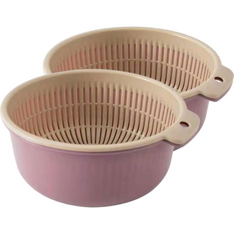 paniers de lavage légumes multi usages en clair taille moyenne Plastique Violet (1/5)