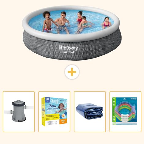 Bestway Bestway Fast Set Ronde - 366x76 cm - 5-pièces S181 (1/5)