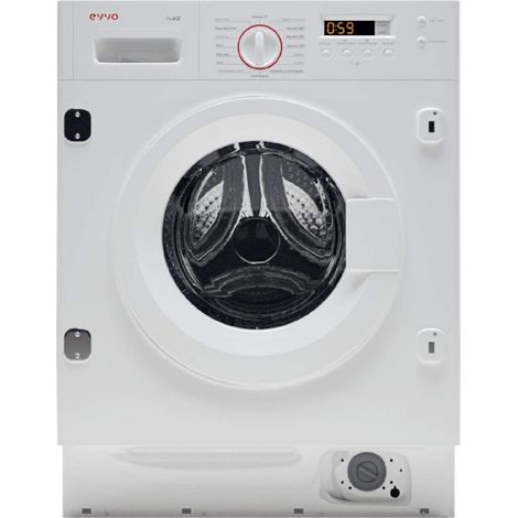 Cecotec EVVO Lavadora-secadora integrable Wi8w6s - 8 Kg lavado/ 6 Kg secado1400RPM