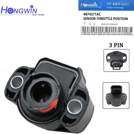 Compatible avec le nouveau capteur de corps de papillon Jeep 4874371AC (1/5)