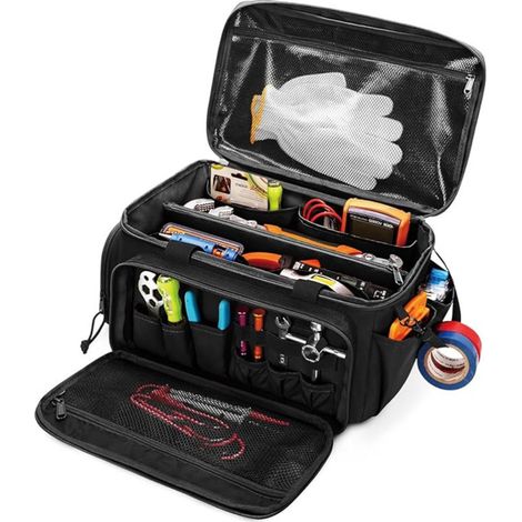 Sac de rangement tactique pour outils avec fond antidérapant, travail multifonctionnel (1/4)