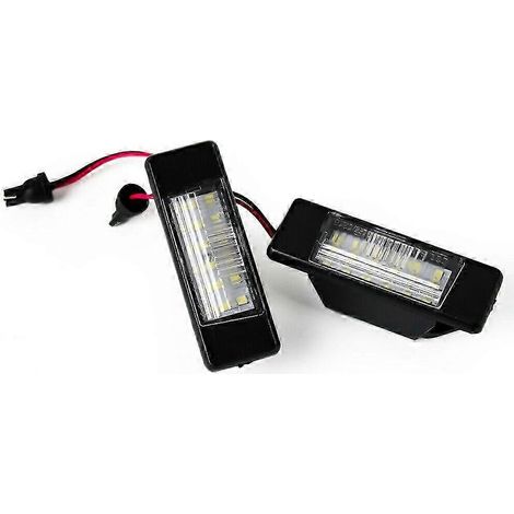Lot de 2 éclairages de plaque d'immatriculation pour coffre de voiture, compatibles avec R51 et Q50 (1/5)