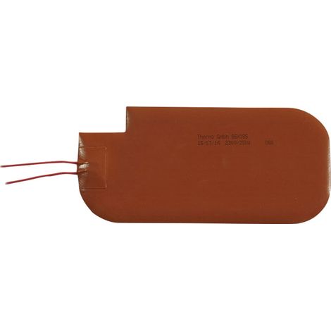 Thermo TECH Silikon Heizfolie selbstklebend 230 V/DC, 230 V/AC 250 W Schutzart IPX7 (L x B) 185 mm x